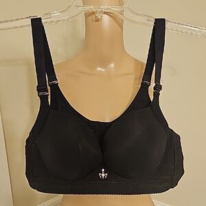 Fall Sweet Black  Padded Push Up Bra Size 44B